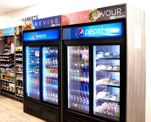 Additional I-Mix Markets micro market store display